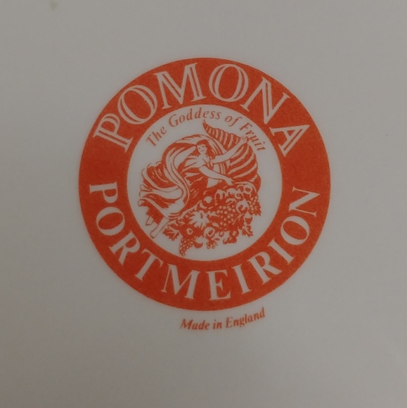Portmeirion Pomona Goddess of Fruit Salad Plate - Teinton Squash Pear - Picture 8 of 8